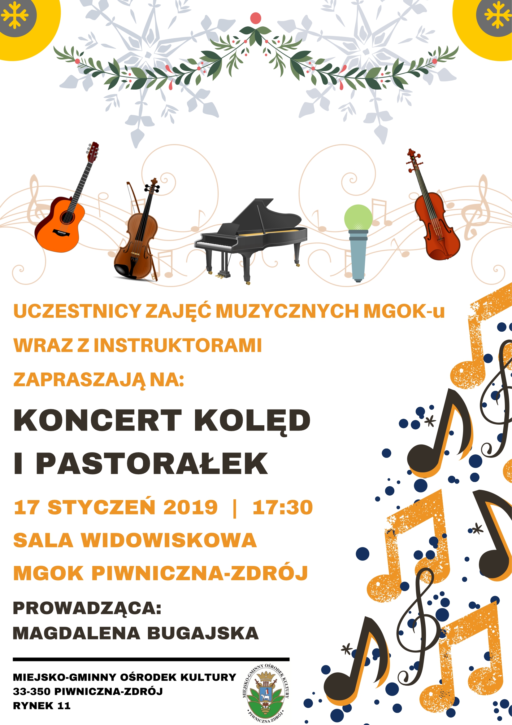 KONCERT KOLĘD I PASTORAŁEK