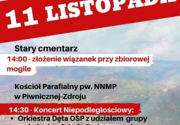 NARODOWE ŚWIĘTO NIEPODLEGŁOŚCI 11 LISTOPADA