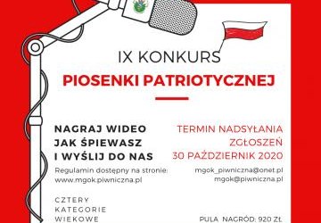 IX GMINNY KONKURS PIOSENKI PATRIOTYCZNEJ