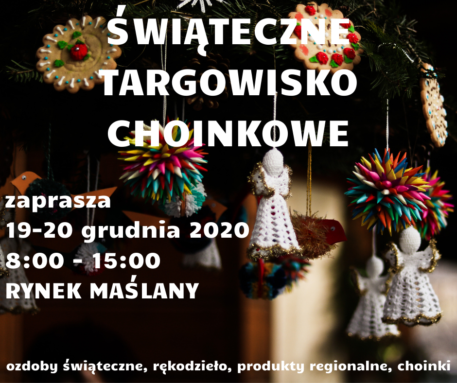 Świąteczne targowisko choinkowe