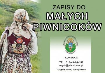 Nabór do Dziecięcego Zespołu Regionalnego Małe Piwnicoki