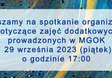 Spotkanie organizacyjne