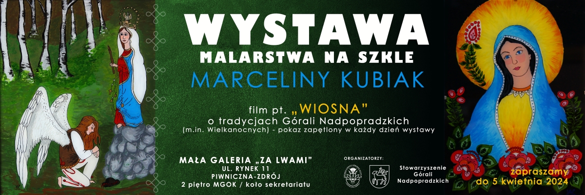 Wystawa malarstwa na szkle Marceliny Kubiak