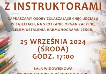 Spotkanie organizacyjne z instruktorami