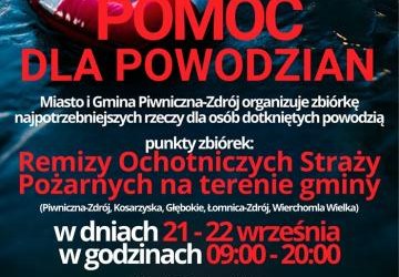 Pomoc dla powodzian