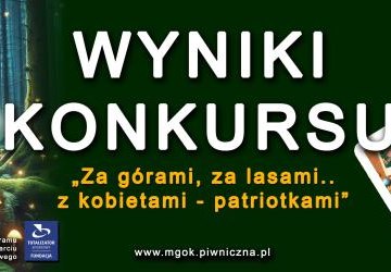 Wyniki konkursu 