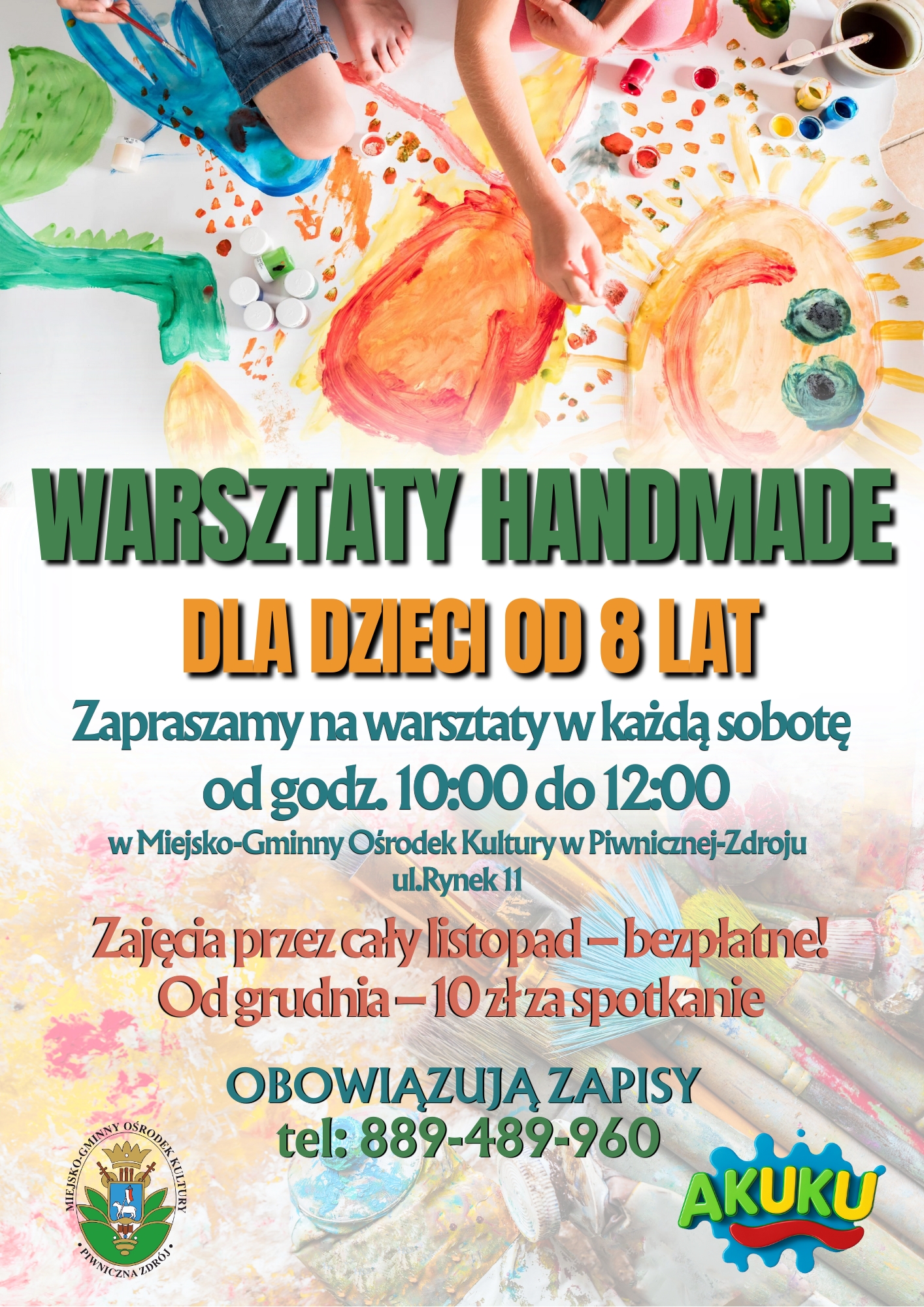 Warsztaty Handmade w MGOKu - zapisy