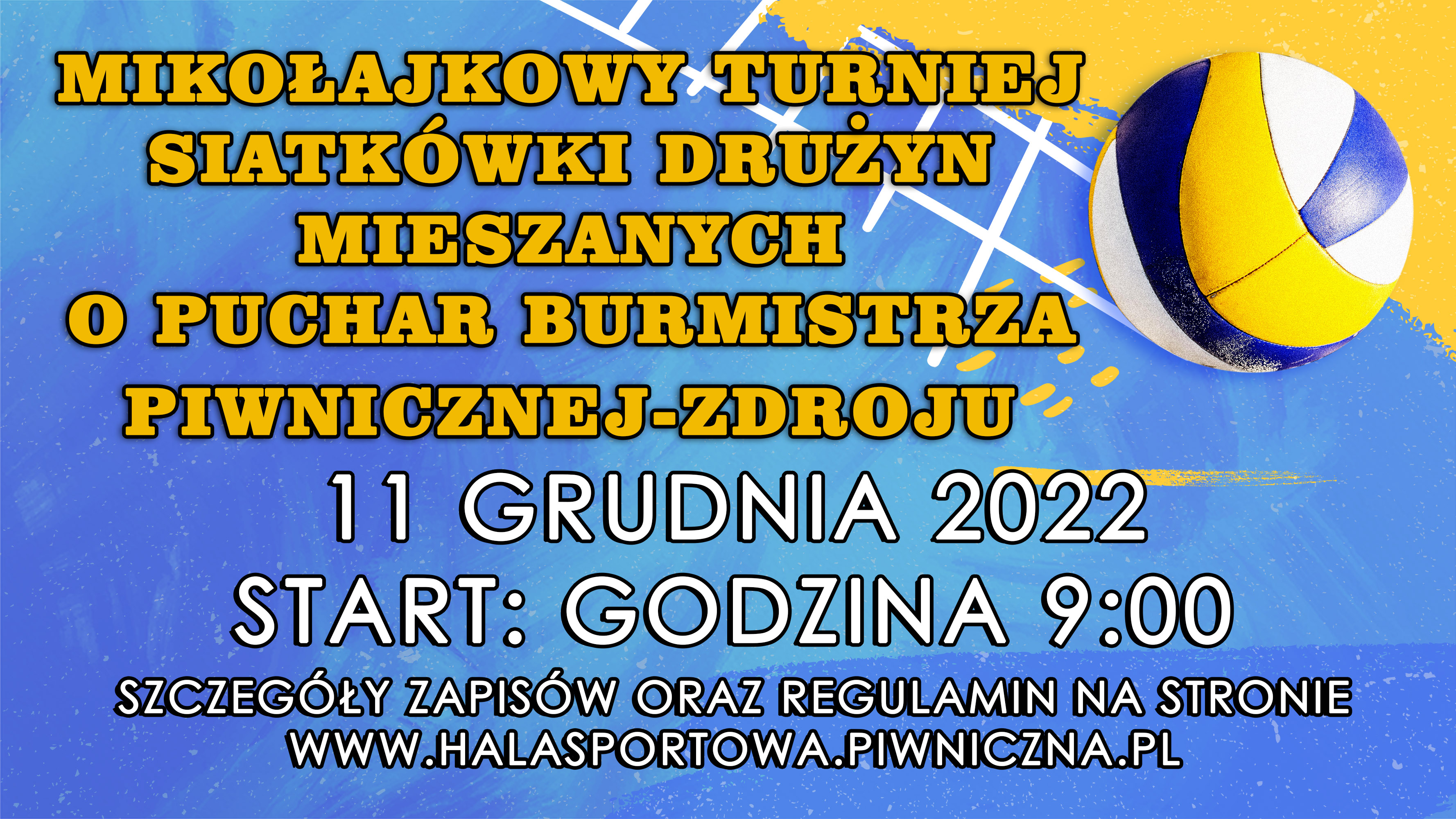 Mikołajkowy turniej w piłce siatkowej 11 grudnia 2022