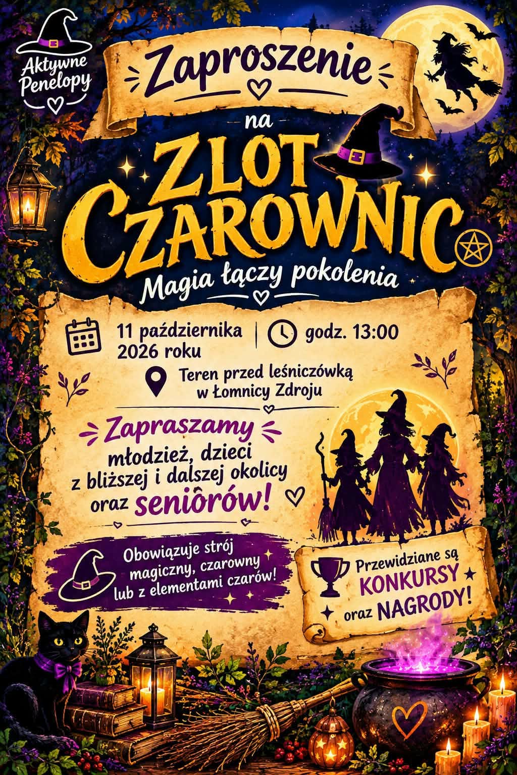 Zaproszenie na ZLOT CZAROWNIC